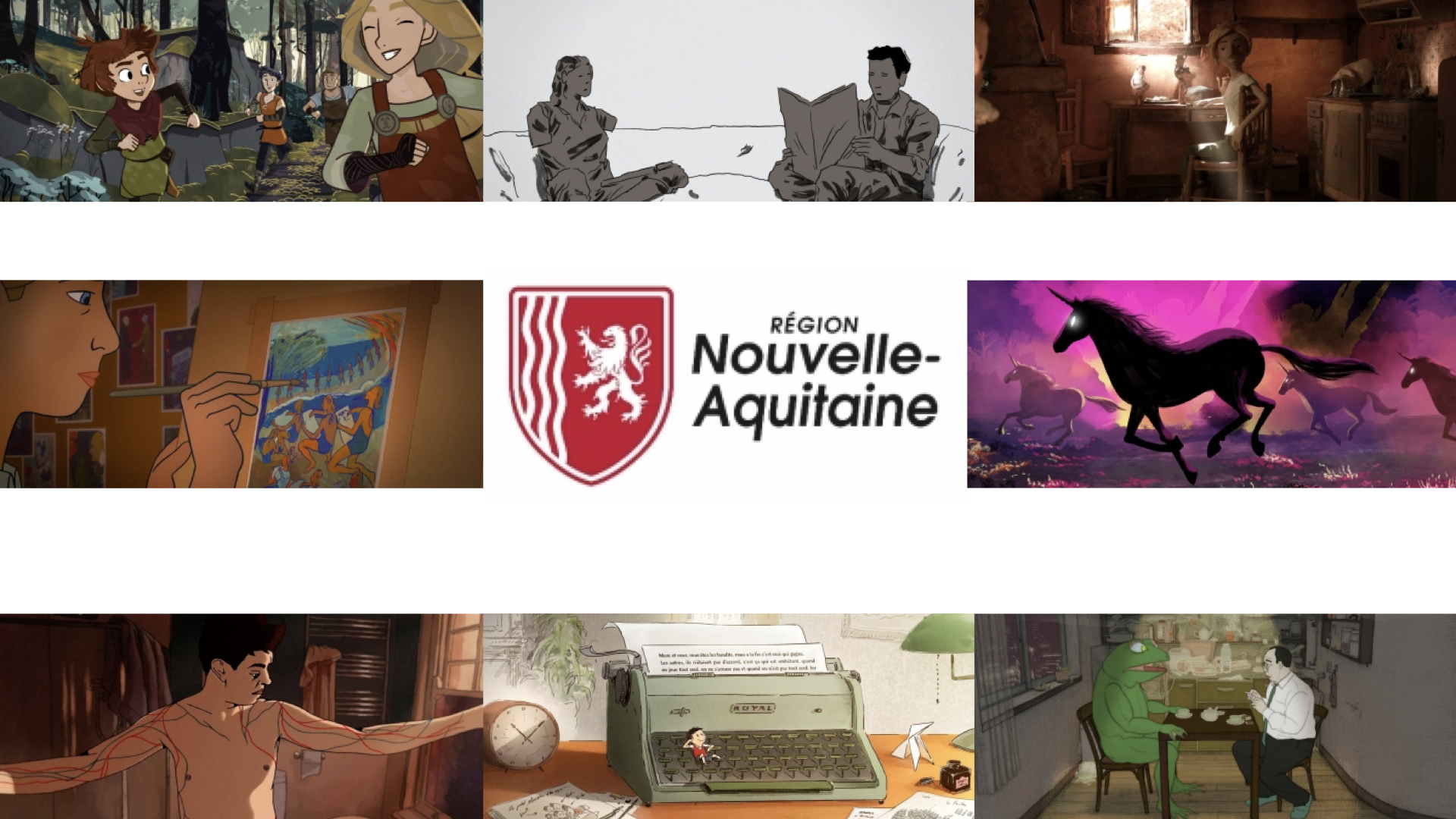 La Région Nouvelle-Aquitaine, au générique de 9 films au Festival d’Annecy !